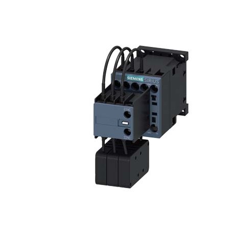 3RT2617-1AB03 SIEMENS Contacteur de condensateur, AC-6b 12,5 kVAr, / 400 V 1 NO + 1 NF, AC 24 V, 50/60 Hz 3 ..