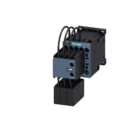 3RT2617-1BB43 SIEMENS contattore per condensatore, AC-6b 12,5 kVAr, / 400 V 1 NO + 1 NC, DC 24 V a 3 poli, g..