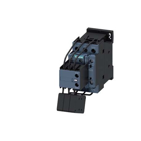 3RT2625-1AP05 SIEMENS Contacteur de condensateur, AC-6b 16,7 kVAr, / 400 V 1 NO + 2 NF, 230V CA, 50 Hz 3 pôl..