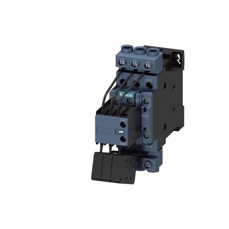 3RT2628-1BB45 SIEMENS contattore per condensatore, AC-6b 33 kVAr, / 400 V 1 NO + 2 NC, DC 24 V a 3 poli, gra..