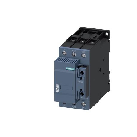 3RT2636-1AB03 SIEMENS Contacteur de condensateur, CA 6 b, 50 kVAr, / 400 V 1 NO + 1 NF, 24 V CA, 50 Hz 3 pôl..