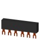 3RV1915-1AB SIEMENS 3-phase busbars Modular spacing 45 mm for 2 switches Fork shape connections