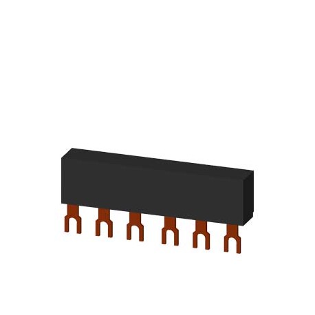 3RV1915-1AB SIEMENS 3-phase busbars Modular spacing 45 mm for 2 switches Fork shape connections