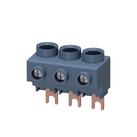 3RV2925-5AB SIEMENS Borne d'alimentation triphasée pour jeux de barres triphasés raccordement par le haut Ta..