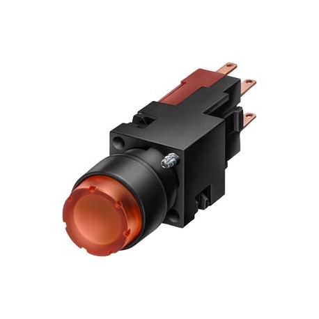 3SB2202-0LB01 SIEMENS Pushbutton, 16 mm, round, plastic, black, pushbutton, raised, 1 NO