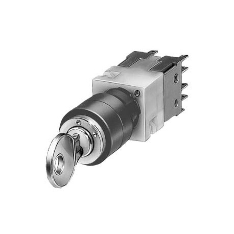 3SB2202-4LB01 SIEMENS interruptor de llave, 16 mm, redondo, plástico, CES, 2 posiciones O-I, sostenido, ángu..