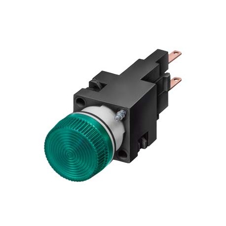 3SB2204-6BC06 SIEMENS Indicator light, 16 mm, round, plastic, red, Lampholder W2 x 4.6 d, without lamp