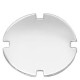 3SB2901-4EB SIEMENS Inscription plate for pushbutton and illuminated pushbutton, flat, milky with black font..
