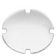 3SB2901-4EL SIEMENS Inscription plate for pushbutton and illuminated pushbutton, flat, milky with black font..