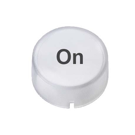 3SB2901-5EB SIEMENS Insert cap for pushbutton and illuminated pushbutton raised, clear with black font, with..