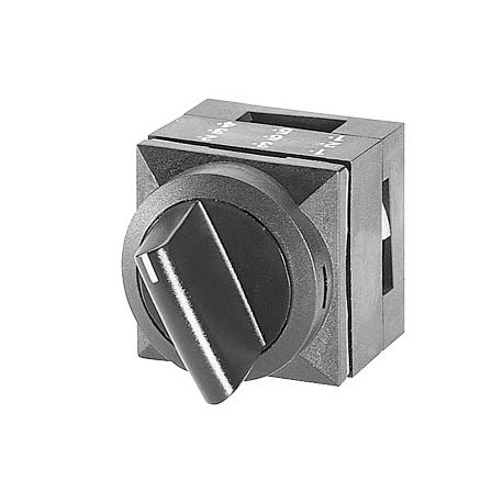 3SB3110-2EA11 SIEMENS 26X26MM PLASTIC SQUARE ACTUATOR: SELECTOR SWITCH MOMENTARY CONTACT TYPE 3 SWITCH POSI..