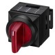  3SB3111-2EA71 SIEMENS 26X26MM PLASTIC SQUARE ACTUATOR: TOGGLE MOMENTARY CONTACT TYPE 3 SWITCH POSITIONS I-O..