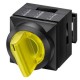 3SB3111-2KA21 SIEMENS 26X26MM PLASTIC SQUARE ACTUATOR: SELECTOR SWITCH LATCHING 2 SWITCH POSITIONS O-I ILLU..