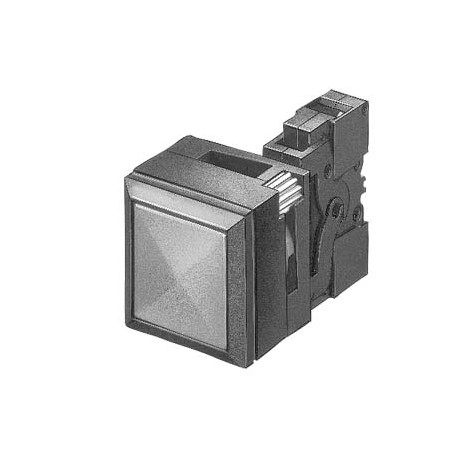  3SB3301-0AA61 SIEMENS 26X26MM PLASTIC SQUARE COMPLETE UNIT COMBINATION: PUSHBUTTON WITH FLAT BUTTON SCREW T..