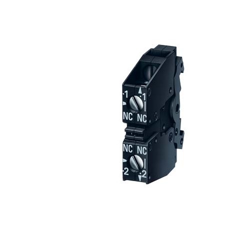 3SB3400-0H SIEMENS ACTUATOR-/INDICATOR COMPONENT CONTACT BLOCK WITH 2 CONTACTS SCREW TERMINAL, 1NO LEADING,..