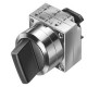 3SB3501-2FA31 SIEMENS 22MM METAL ROUND ACTUATOR: SELECTOR SWITCH LEFT LATCH.,RI.MOMEN.CONT.TYPE 3 SWITCH PO..