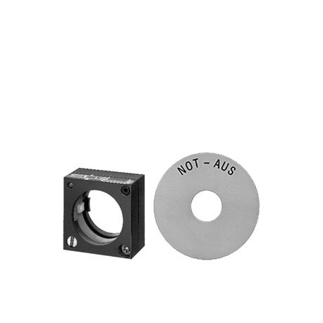 3SB3941-0AC SIEMENS ACCESSORY / SPARE PART FOR THE PLASTIC PROGRAM SQUARE, 26X26MM: BACKING PLATE FOR EMERG..