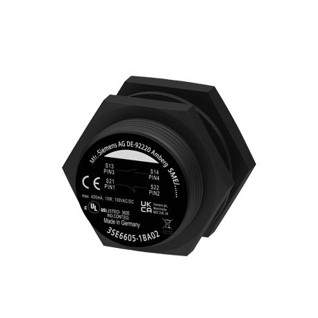 3SE6605-1BA02 SIEMENS Interrupteur magnétique Élément de contact, rond, M30 Éléments de contact 1 NF / 1 NO ..
