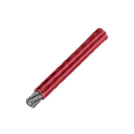 3SE7910-3AH SIEMENS Cable de acero 4 mm, 50 m de largo con cubierta de plástico roja