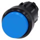 3SU1000-0BB50-0AA0 SIEMENS Pushbutton, 22 mm, round, plastic, blue, pushbutton, raised, momentary contact ty..