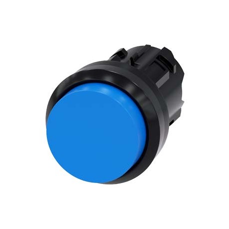 3SU1000-0BB50-0AA0 SIEMENS Pushbutton, 22 mm, round, plastic, blue, pushbutton, raised, momentary contact ty..