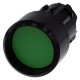 3SU1000-0CB40-0AA0 SIEMENS Pushbutton, 22 mm, round, plastic, green, Front ring, raised momentary contact ty..