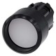 3SU1000-0CB60-0AA0 SIEMENS Pushbutton, 22 mm, round, plastic, white, Front ring, raised momentary contact ty..