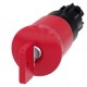 3SU1000-1HQ20-0AA0 SIEMENS EMERGENCY STOP mushroom pushbutton, 22 mm, round, plastic, red, 40 mm, with O.M.R..