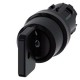 3SU1000-4HL11-0AA0 SIEMENS Key-operated switch O.M.R, 22 mm, round, plastic, lock number 73034, black, with ..