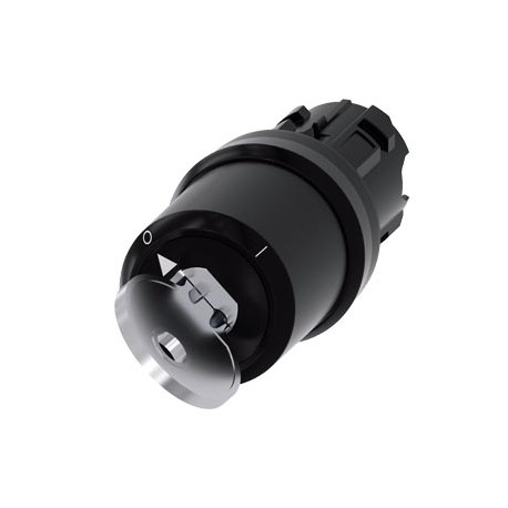 3SU1000-5RF11-0AA0 SIEMENS Siemens keyswitch, B, 22 mm, round, plastic, lock number E2 (VW), without key, 2 ..