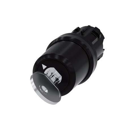 3SU1000-5TF11-0AA0 SIEMENS Key-operated switch BKS, 22 mm, round, plastic, Lock No. E9 (VW), without key, 2 ..
