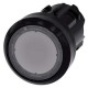 3SU1001-0AB70-0AA0 SIEMENS Illuminated pushbutton, 22 mm, round, plastic, clear, pushbutton, flat momentary ..