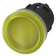 3SU1001-6AA30-0AA0 SIEMENS Indicator lights, 22 mm, round, plastic, yellow, lens, smooth