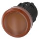 3SU1001-6AA00-0AA0 SIEMENS Indicator lights, 22 mm, round, plastic, amber, lens, smooth