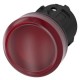 3SU1001-6AA20-0AA0 SIEMENS Indicator lights, 22 mm, round, plastic, red, lens, smooth