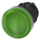 3SU1001-6AA40-0AA0 SIEMENS Indicator lights, 22 mm, round, plastic, green, lens, smooth