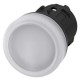 3SU1001-6AA60-0AA0 SIEMENS Indicator lights, 22 mm, round, plastic, white, lens, smooth