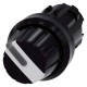 3SU1002-2AF60-0AA0 SIEMENS selector, iluminable, 22 mm, redondo, plástico, blanco, botón giratorio, 2 posici..