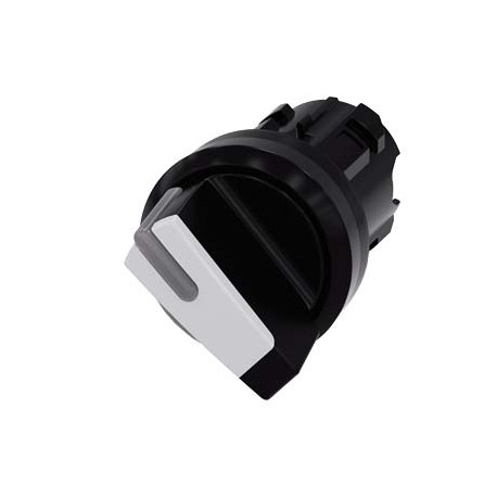 3SU1002-2BC60-0AA0 SIEMENS commutateur à manette, éclairable, 22 mm, rond, plastique, blanc, Manette, court,..