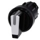 3SU1002-2BL60-0AA0 SIEMENS Selector switch, illuminable, 22 mm, round, plastic, white, selector switch, shor..