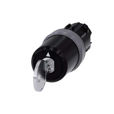 3SU1030-5BL21-0AA0 SIEMENS key-operated switch CES, 22 mm, round, plastic with metal front ring, lock number..