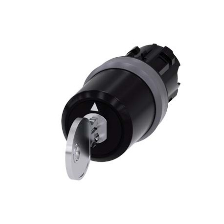 3SU1030-5PL01-0AA0 SIEMENS Key-operated switch BKS, 22 mm, round, plastic with metal front ring, lock number..