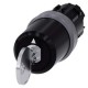 3SU1030-5PP01-0AA0 SIEMENS Interruptor de llave BKS, 22 mm, redondo, plástico con anillo frontal de metal, n..