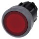 3SU1031-0AD20-0AA0 SIEMENS Indicator light in illuminated pushbutton design, 22 mm, round, plastic with meta..
