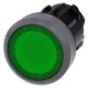 3SU1031-0AD40-0AA0 SIEMENS Indicator light in illuminated pushbutton design, 22 mm, round, plastic with meta..