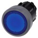 3SU1031-0AD50-0AA0 SIEMENS Indicator light in illuminated pushbutton design, 22 mm, round, plastic with meta..