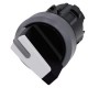 3SU1032-2BC60-0AA0 SIEMENS Selector switch, illuminable, 22 mm, round, plastic with metal front ring, white,..