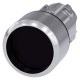 3SU1050-0CB10-0AA0 SIEMENS pulsador, 22 mm, redondo, metal, brillante, negro, anillo frontal, alta contacto ..