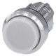 3SU1051-0BB60-0AA0 SIEMENS Illuminated pushbutton, 22 mm, round, metal, shiny, white, pushbutton, raised, mo..