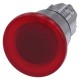 3SU1051-1BA20-0AA0 SIEMENS Illuminated mushroom pushbutton, 22 mm, round, metal, shiny, red, 40 mm, latching..
